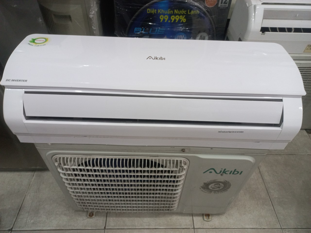 Máy lanh Aikibi 1hp inverter  .Bao công lắp đặt