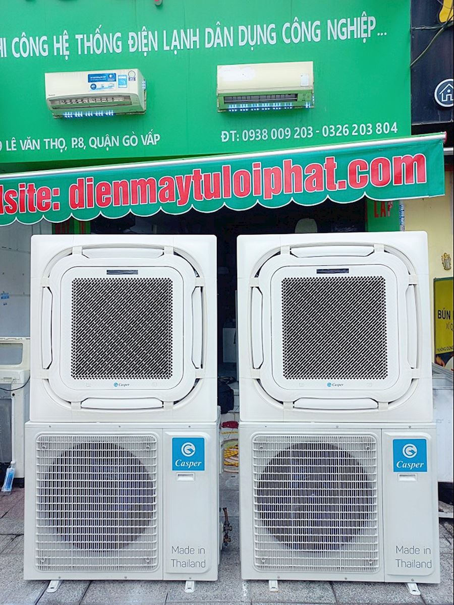Máy lạnh capper 4hp âm trần .New 98 % 