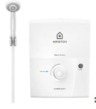 Máy nước nóng trực tiếp Ariston Aures Easy 4.5P có  bơm trợ lực
