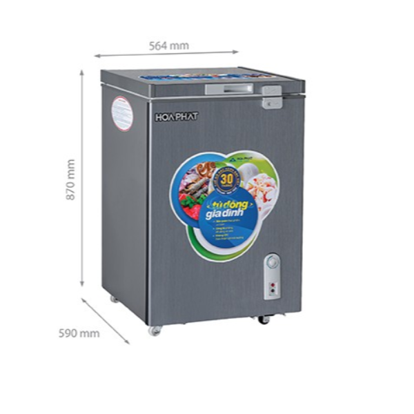 Tủ Đông 107L Hòa Phát HPF-AD6107G